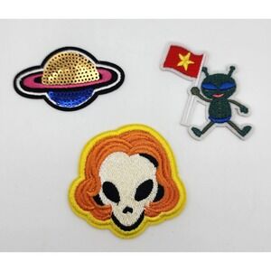 LOT OF‎ 3 ALIEN SPACE PATCHES